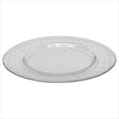 Glasplatzteller Glas Welle 32cm_side